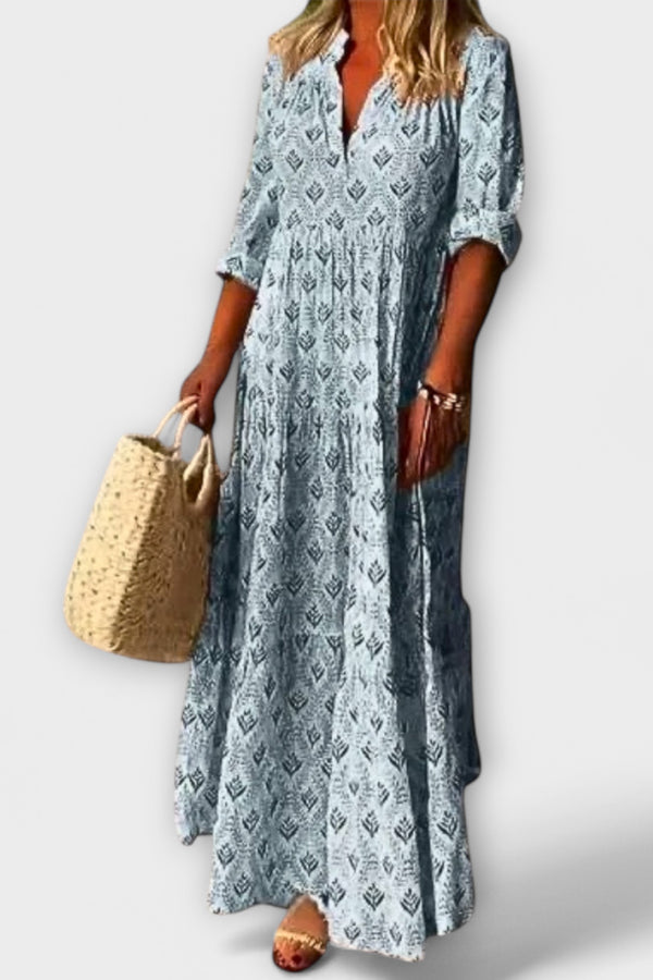 Sera - Stilvolles und Bequemes Frühlings Maxi Kleid