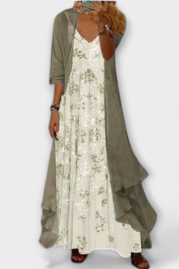 Mila - Elegantes grünes Kleid