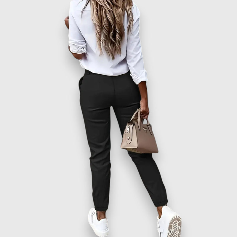 Isabel – Elegante High-Waist Hosen